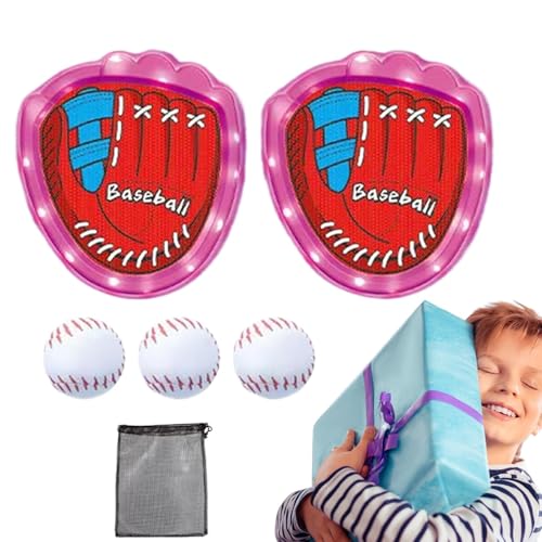 Wurf- und Fang-Paddelspiel, Fangball-Spielset, Ballwurf-Sportspiel, Wurf- und Fang-Paddelball-Fangspiele, Paddle-Ball-Fang-Set-Spiele, lustige Eltern-Kind-Interaktion, interaktives Kinderspielzeug für von Xasbseulk