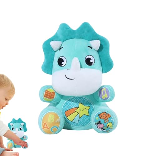 Xasbseulk Gefüllte Baby Soother zum Schlaf, Baby Schlaf Soother Plüsch,Weiches Kleinkindbett Schlaf Hilfe - Interaktiver süßes beruhigendes Huggable -Stofftierspielzeug für Kleinkindkrippe von Xasbseulk