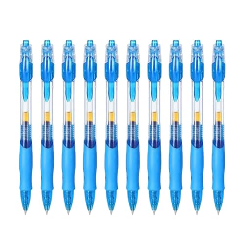 Xasbseulk Kugelschreiber, einziehbar, glattes Schreiben, Bullet Pens, 0,5 mm Kugelschreiber für Kinder, Schule, Schreiben, Notizen, Unterschrift, Männer und Frauen von Xasbseulk