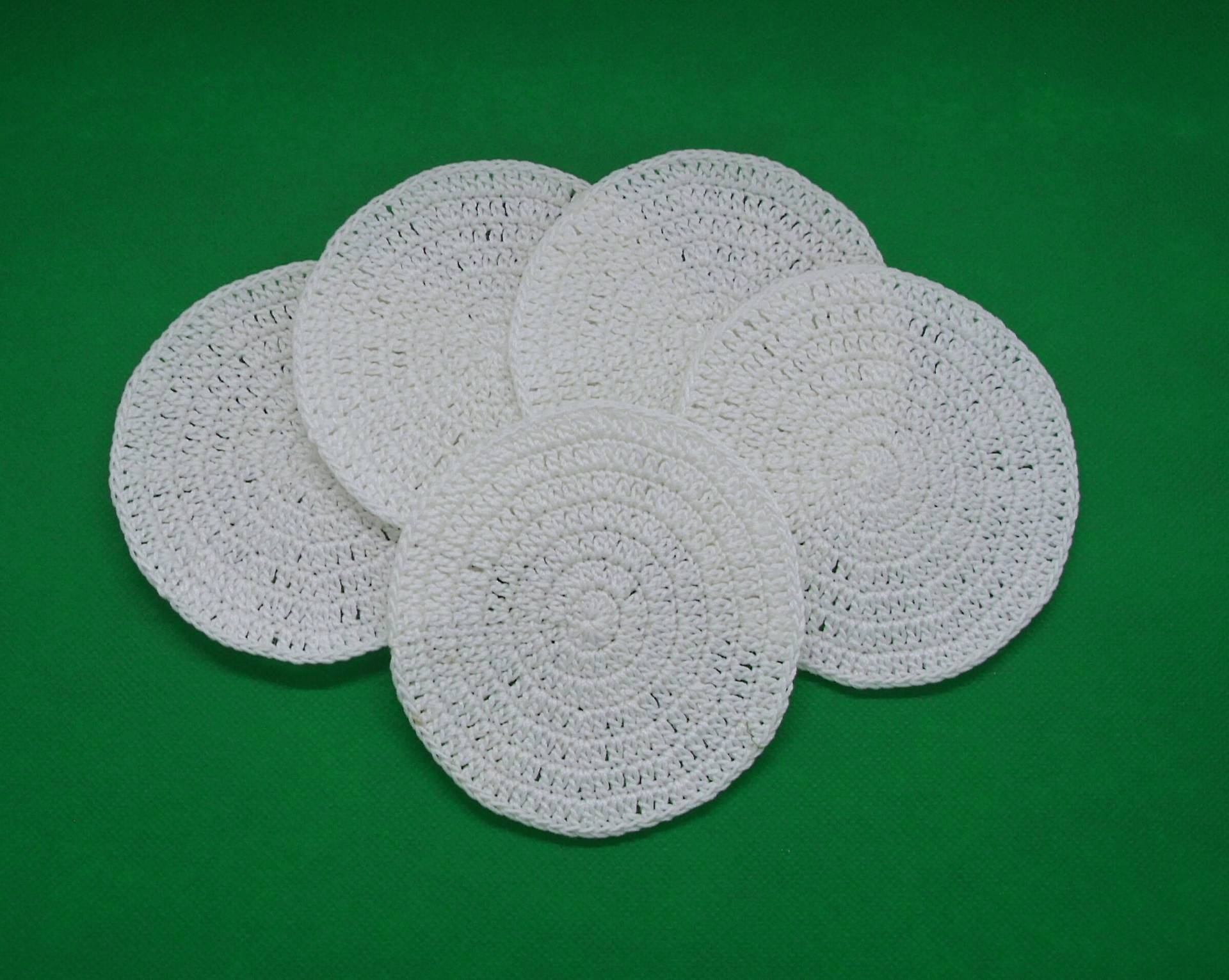 Abschminkpads 5 Gehäkelte Kosmetikpads Make Up Remover Pads Up-Entferner Baumwoll-Pads von XaversFactory