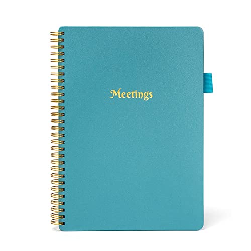 Xbsduih NotizbüCher Agendas Planer Meeting Record Book Business Meeting Office Notebook Student Meeting Notebook Blau von Xbsduih