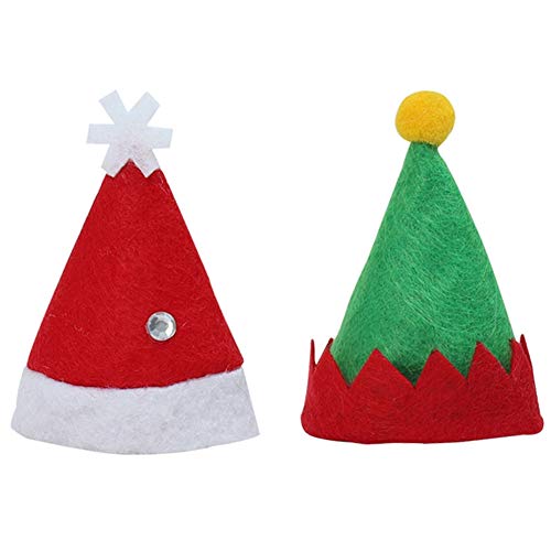 Xbsduih WeihnachtsmüTze Lutscherhut Weihnachtsweihnachtsdekoration 30PCS WeihnachtsmüTze von Xbsduih