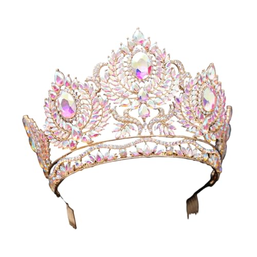 Xchon Elegante Kristallkronen mit Kamm für Frauen, schöne Prinzessinnen-Tiaras für Geburtstage und besondere Feiern von Xchon