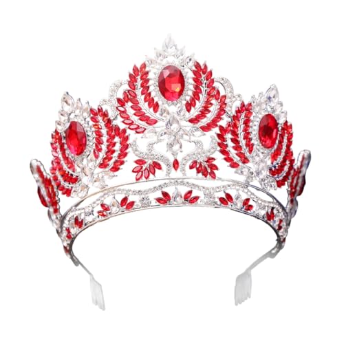 Xchon Elegante Kristallkronen mit Kamm für Frauen, schöne Prinzessinnen-Tiaras für Geburtstage und besondere Feiern von Xchon