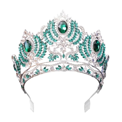 Xchon Elegante Kristallkronen mit Kamm für Frauen, schöne Prinzessinnen-Tiaras für Geburtstage und besondere Feiern von Xchon