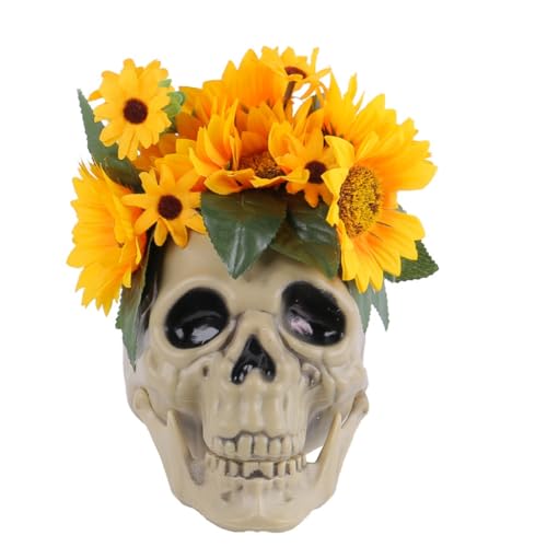 Xchon Halloween-Dekoration, Totenkopf-Modell, Skulptur, Festival, Büro, Schreibtisch, Urlaub, Ornament, Totenkopf-Modell, Tischdekorationen von Xchon