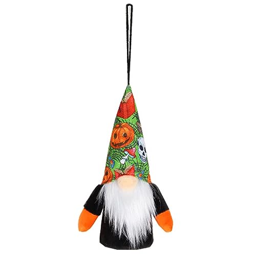 Xchon Halloween Hängender leuchtender Totenkopf Kürbis Fledermaus Zwerg Ornament von Xchon