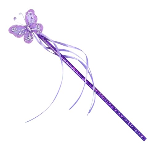 Xchon Stick Princess Cosplay Requisiten Mädchen Kostüm Schmetterling Zauberstab Party Requisiten für Kinder Mädchen Weihnachten Party Supplies von Xchon