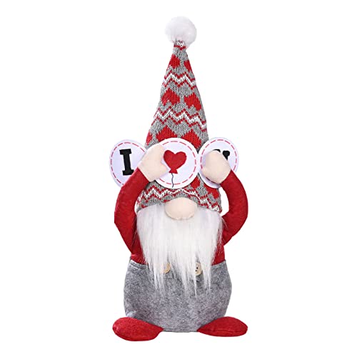 Xchon Valentinstagsdekoration, handgefertigt für Mr. Mrs, skandinavische Tomte von Xchon