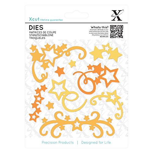 docrafts Xcut Star Flourish Dies (Pack of 10) von Docrafts