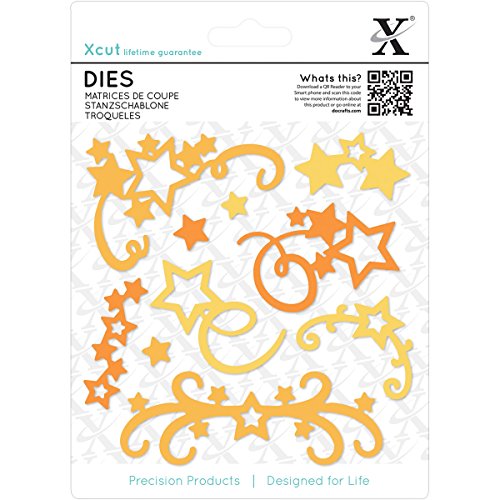 docrafts Xcut Star Flourish Dies (Pack of 10) von Docrafts