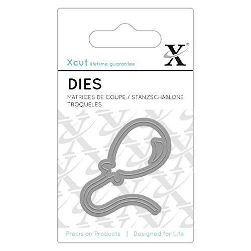 Xcut Alphabet-Dies – Alice Distanzhülse/Schnitt-Detail-Schablone, Stahl, Silber, 0.1 x 4.5999999999999996 x 3.5 cm von Xcut