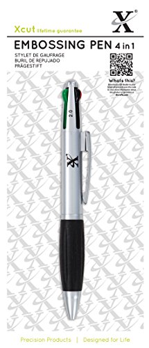 Xcut XCU 268701 4-in-1-Prägestift, silber von Docrafts