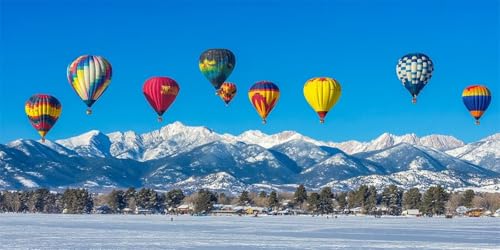 Malen Nach Zahlen Heißluftballon Malen Nach Zahlen Erwachsene Landschaft Malen Nach Zahlen Kinder Anfänger Bastelset mit Rahmen 100x200cm,DIY Ölgemälde Kit für Zimmer Deko Wohnzimmer,Geschenke Frauen von Xeoyenle