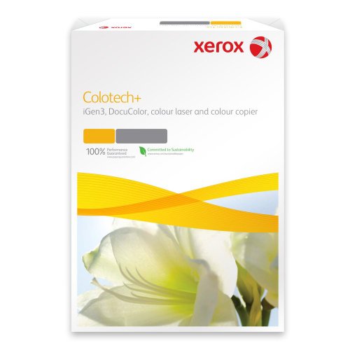 Xerox 003R94668 Colotech mit Premium Farblaserpapier, Druckerpapier, Farbkopierpapier, Din A4, 220 g/m² Pack, 250 Blatt, weiß von Xerox