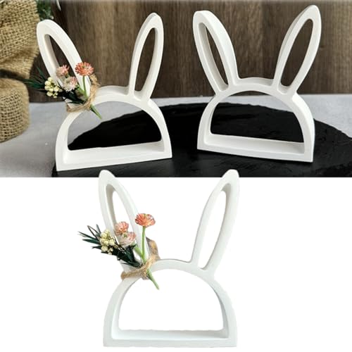 Silikonformen Gießformen Ostern, Gießformen Silikon Silikonform Hase,3D Silikonformen Gießformen Gips Zum Gießen Osterhase Silikonform Frühling Gibs Gießform for Ostergeschenke (C) von Xevinas