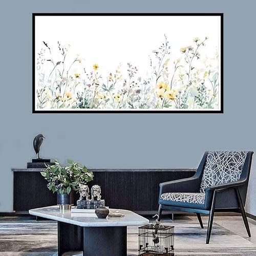 Diamond Painting Erwachsene Groß xxl Diamond Painting Retro Diamond Painting Set, Diamond Painting Blume DIY Diamond Painting Zubehör, Diamond Crystal Art für Home Wand Décor Geschenk 30x60cm-f550 von Xiaboor