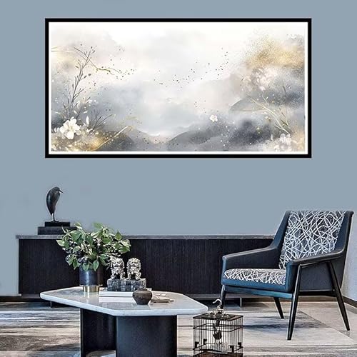 Diamond Painting Erwachsene Groß xxl Diamond Painting Retro Diamond Painting Set, Diamond Painting Blume DIY Diamond Painting Zubehör, Diamond Crystal Art für Home Wand Décor Geschenk 40x80cm-f552 von Xiaboor