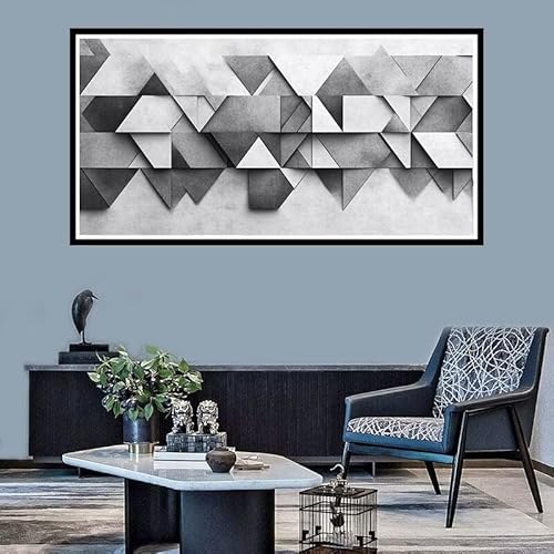 Diamond Painting Erwachsene Groß xxl Diamond Painting Retro Diamond Painting Set, Diamond Painting Geometrie DIY Diamond Painting Zubehör, Diamond Crystal Art für Home Wand Décor Geschenk 40x90cm-f560 von Xiaboor