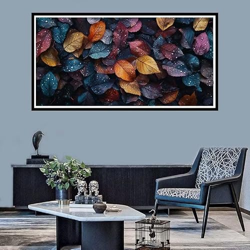 Diamond Painting Retro Diamond Painting xxl 30x60cm-Diamant Painting Blatt 5D Diamond Painting Set, DIY Cross Stickerei Malerei Kits Full Drill Diamant Painting Bilder, für Home Wand Décor -f570 von Xiaboor