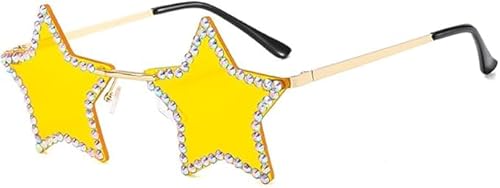 xiao Bunte Star Shape Sonnenbrille Party Gläser (B) von Xiao