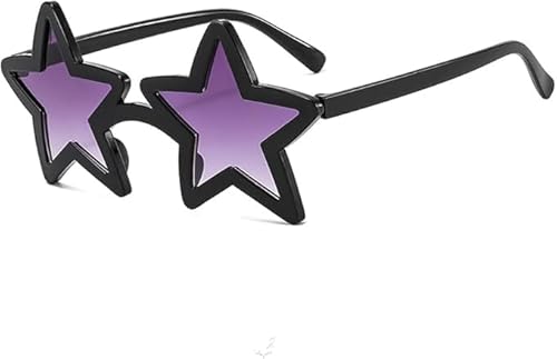 xiao Bunte Star Shape Sonnenbrille Party Gläser (D) von Xiao