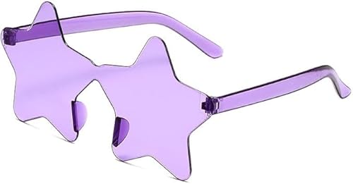 xiao Bunte Star Shape Sonnenbrille Party Gläser (G) von Xiao