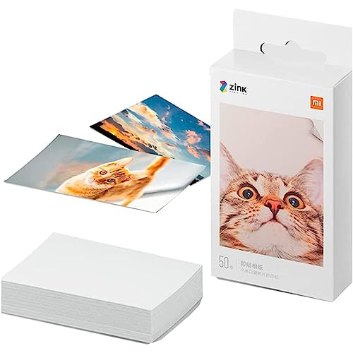 Xiaomi tragbares Drucker-Fotopapier, hochwertiges 3-Zoll-Fotopapier 20 Blatt, TEJ4019GL, 20 Stück (1er pack) von Xiaomi