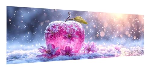 Diamond Painting Obst Diamond Painting Erwachsene Groß XXL 30 x 90 cm, Diamond Painting Blume Diamant Painting Bilder, Diamond Painting Eckige Steine, DIY 5D Crystal Art Set, Deko Wohnzimmer F-493 von Xiaonu