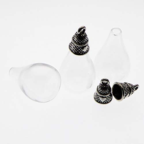 XieXie 6 Sets 20mm Glasball Tropfen zum selberfüllen von XieXie