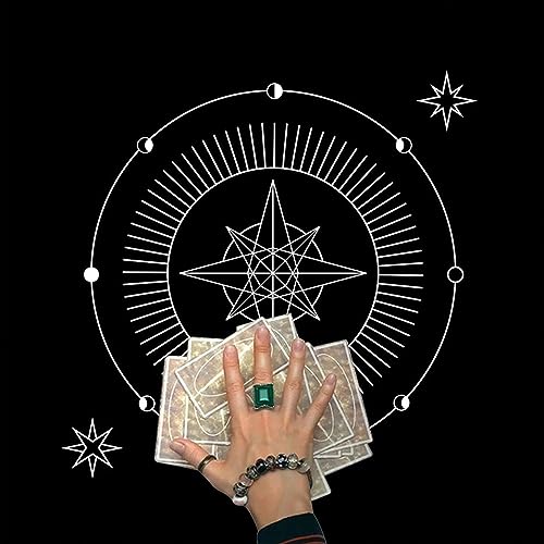 Xiedonse Samt Alter Tarot Spread Top Tuch Tarot Tischdecke Tarot Wahrsagekarte Tischdecke Wandteppich Zubehör von Xiedonse