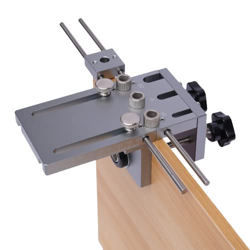 3 in 1 Doweling Jig Kit Pocket Hole Jig Kit 6/8/10mm Bohrschablone dübelbohrlehre Praktische Dübelhilfe Auf,die Holzbearbeitung Taschenloch Jig Kit für Holzarbeiter und Handwerker von Xigner