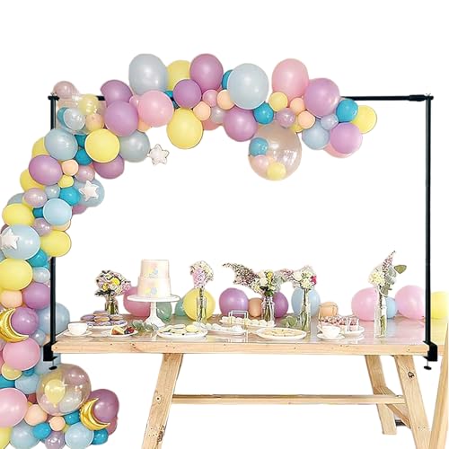 Tischbogenständer | Verstellbarer Metallbogen | Tischballonbogen Mit Klemmen | Schwarzer Tischstangenständer | Wiederverwendbarer Bogenständer Für Hochzeiten, Geburtstagsfeiern Tischbogenständer | Verstellbarer Metallbogen | Tischballonbogen Mit Klemmen | Schwarzer Tischstangenständer | Wiederverwendbarer Bogenständer Für Hochzeiten, Geburtstagsfeiern von Xijobido