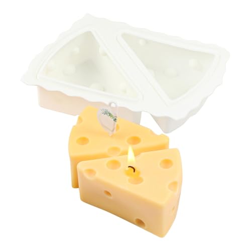 Kerzenform Käse Form Silikonform Käse Form Silikonform Seifenstangen Herstellung Formen 3D Epoxidharz Form Silikonform für Seifenstange Aromatherapie Kerze von Xinhuju