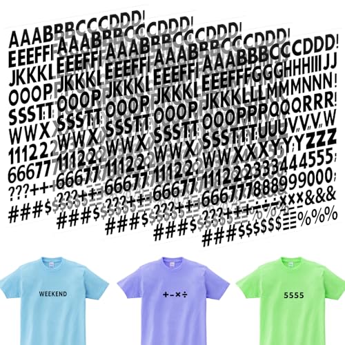 5 Blatt Vinyl Buchstaben Zum Aufbügeln Buchstaben Aufbügeln Bügelbuchstaben Für Textilien Buchstaben Und Zahlen Zum Aufbügeln Für Kleidung Für Kleidung T Shirt Diy Basteln von Xinjoduz