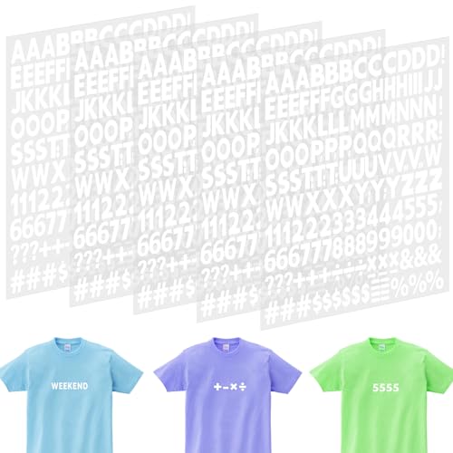 5 Blatt Vinyl Buchstaben Zum Aufbügeln Buchstaben Aufbügeln Bügelbuchstaben Für Textilien Buchstaben Und Zahlen Zum Aufbügeln Für Kleidung Für Kleidung T Shirt Diy Basteln von Xinjoduz