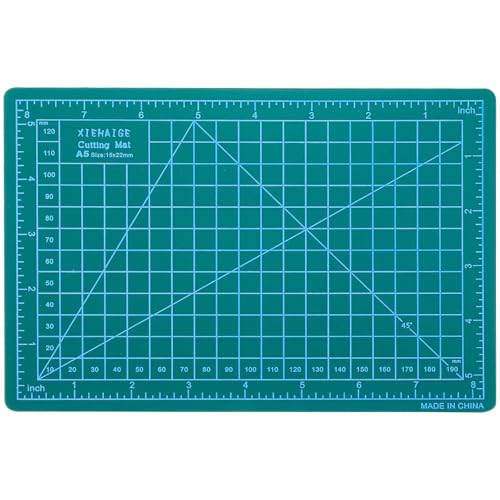 Unterlage Modellbau Schneidematte Selbstheilend A5 Inch Doppelseitig Schneidematte Schneideunterlage Basteln Schneide Bastelunterlage Bastelmatte Schnittfest Für Kreatives Basteln Gestalten von Xinjoduz