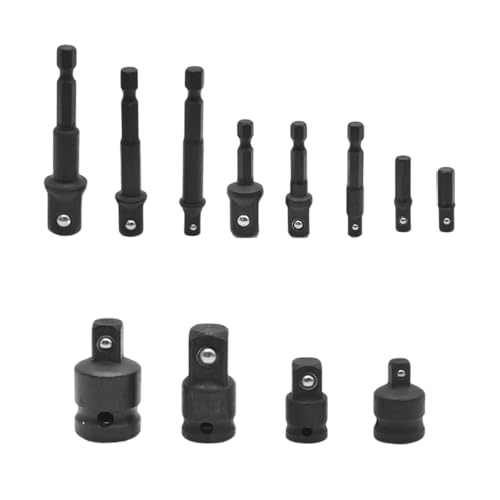 12 Pcs Stahl Sockel Adapter Set Auswirkungen Vorbereitete Bohrbitbitverlängerungshandbuch Reparatur Für Effiziente Verwendung In Mehreren Szenarien von Xinsheinelry