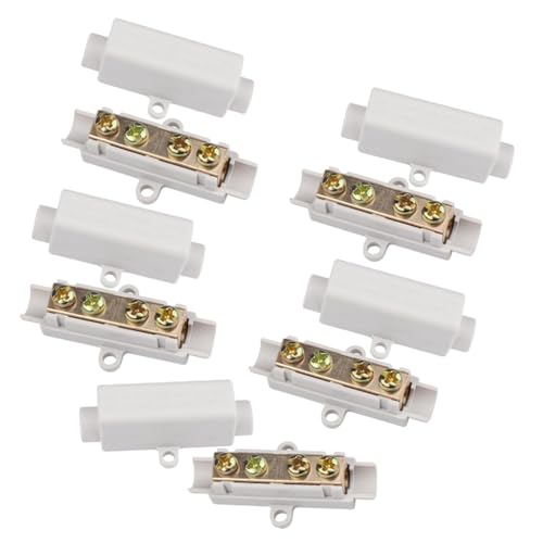 Packung Von 10 Messingleiter Drahtanschlüssen Flammhemmende Hülle Klemmen Block Für Effiziente Elektrische Verbindung Packung Von 10 Messingleiter Drahtanschlüssen Flammhemmende Hülle Klemmen Block Für Effiziente Elektrische Verbindung von Xinsheinelry
