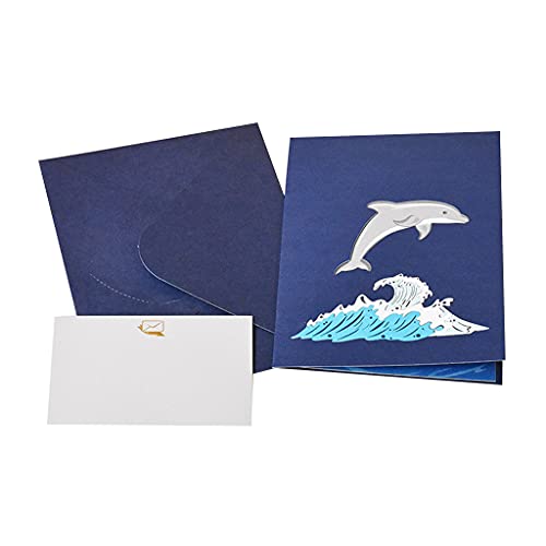 Xinsheinelry 3D Delphin Grußkarte Für Geburtstag Kindertag Thanksgiving Mütter Väter Jubiläum Abschluss Mit Umschlag Xinsheinelry 3D Delphin Grußkarte Für Geburtstag Kindertag Thanksgiving Mütter Väter Jubiläum Abschluss Mit Umschlag von Xinsheinelry