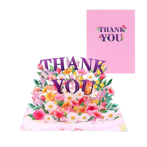 Xinsheinelry Handgemachte 3D Dankeskarte Schöne 3D Karte Handgefertigte Papiergrußkarte Für Festivalfeier Xinsheinelry Handgemachte 3D Dankeskarte Schöne 3D Karte Handgefertigte Papiergrußkarte Für Festivalfeier von Xinsheinelry