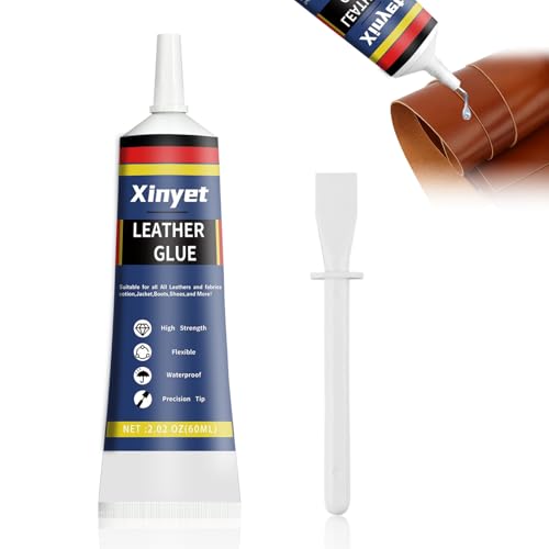 Leather Glue, Lederkleber, Lederkleber Extra Stark, Kleber für Leder, Leder Kleber zur Verklebung von Leder und Leder, Leder und Untergründen aus unterschiedlichen Materialien von Xinyet