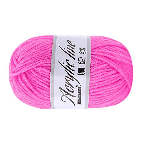 Xisimei Premium Wolle aus 100% Acrylic wool, leicht zu verarbeiten, vielseitig einsetzbar, wärmend, weich, nicht kratzend, 50 g, ca. 140 m, anthrazit，Mehrfarbig (D) von Xisimei