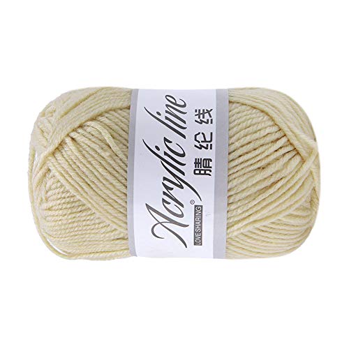 Xisimei - Premium Wolle aus 100% Acrylic wool, leicht zu verarbeiten, vielseitig einsetzbar, wärmend, weich, nicht kratzend, 50 g, ca. 140 m, anthrazit，warme Farbe (C) von Xisimei