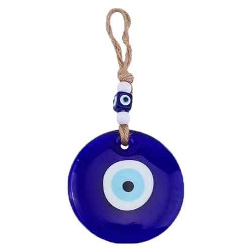 XoeLLe 10 cm Devil Eyes, Evil Eye Auto Anhänger, Nazar Auge, Türkisches Blaues Auge Glasperlen Anhänger für Glücksbringer Schmuckherstellung Rückspiegel Balkon Fenster Wohnkultur von XoeLLe