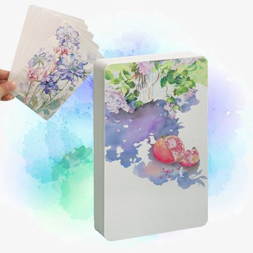 XoeLLe 50 Stück Lesezeichen, Blanko Bookmark, Lesezeichen Kinder mit Loch, 300g Aquarellpapier, Bücher Zubehör zum Basteln von Postkarten, Grußkarten, Sammlung (Weiß 15x10 cm) von XoeLLe