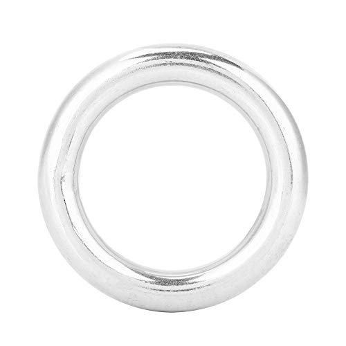 Xolsurg 304 Edelstahlboot Marine geschweißter Ring des runden Ringes Polished Circle 12 * 50 mm Silber 12mm 50 mm Yoga Haustiere Tauchen Klettern von Xolsurg