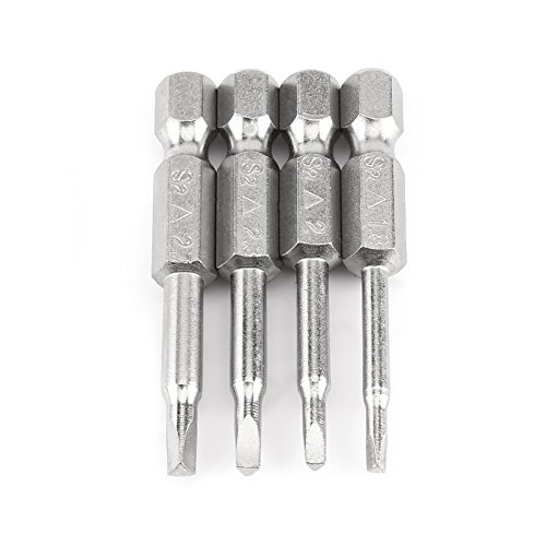 Xolsurg Dreieck-Schraubendreher-Bit-Set, S2-Stahl, 1/4 Zoll Sechskantschaft, magnetische elektrische Handbohrmaschine TA1,8/TA2,0/TA2,3/TA2,7 für Geräte von Xolsurg