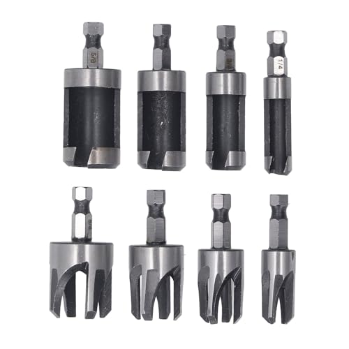 Xolsurg Holzstecker Cutter Bohrer Bit Set Multifunktional für die Holzbearbeitung Heimdekoration von Xolsurg