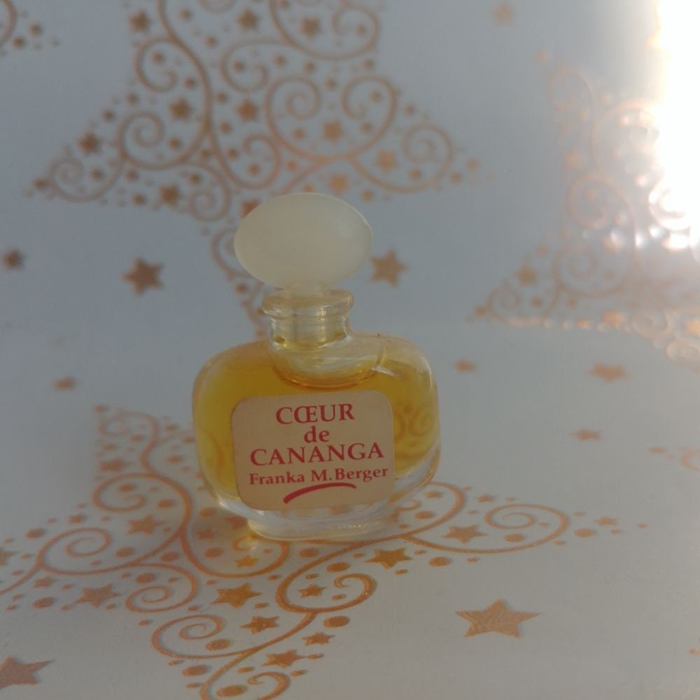 Miniatur Coeur De Cananga Von Franka M. Berger, 2 Ml Eau Toilette 1990 - Cœur von Xoxiane